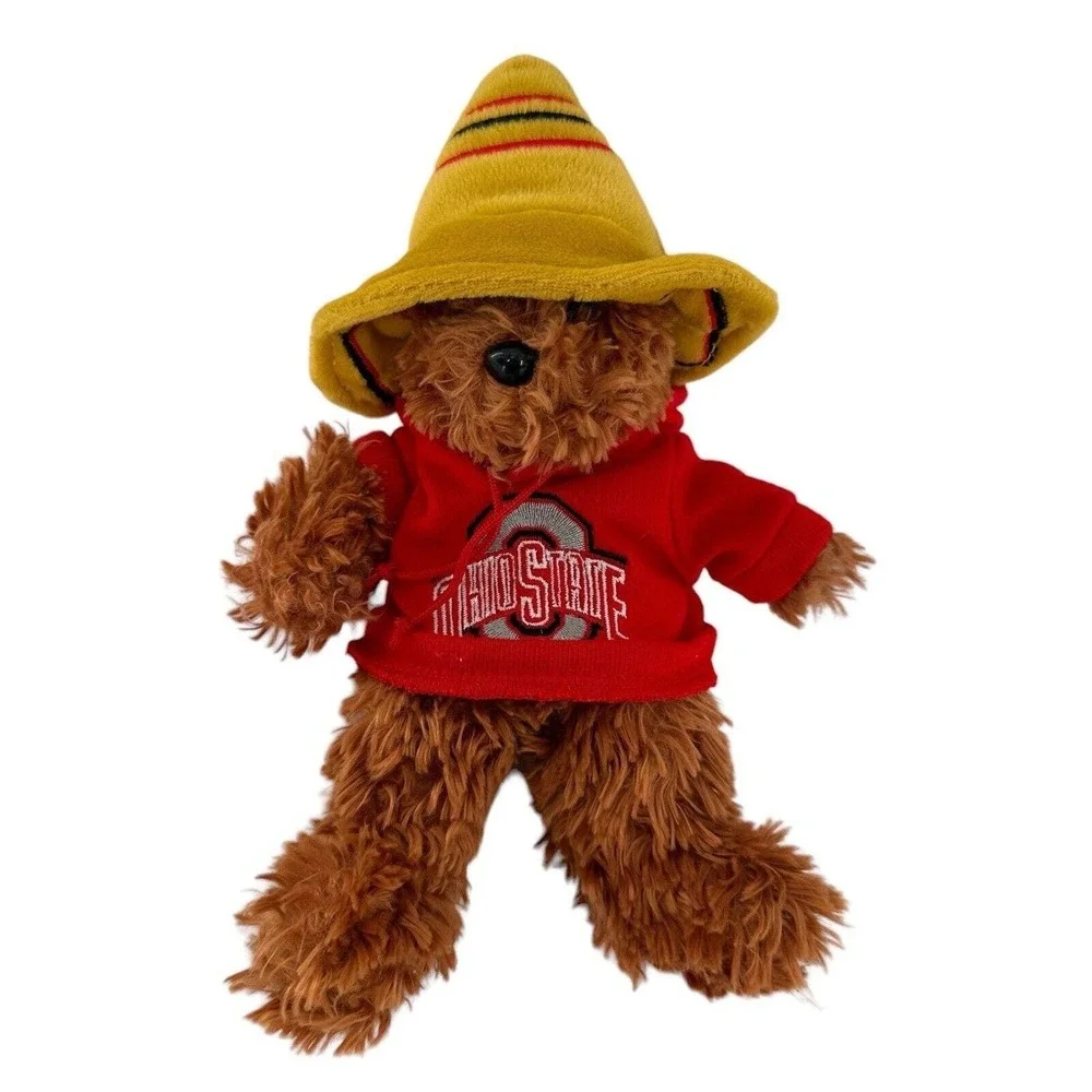 Ohio State Plush Teddy Bear Hat Hoodie BCS National Championship Tostitos 2007‎